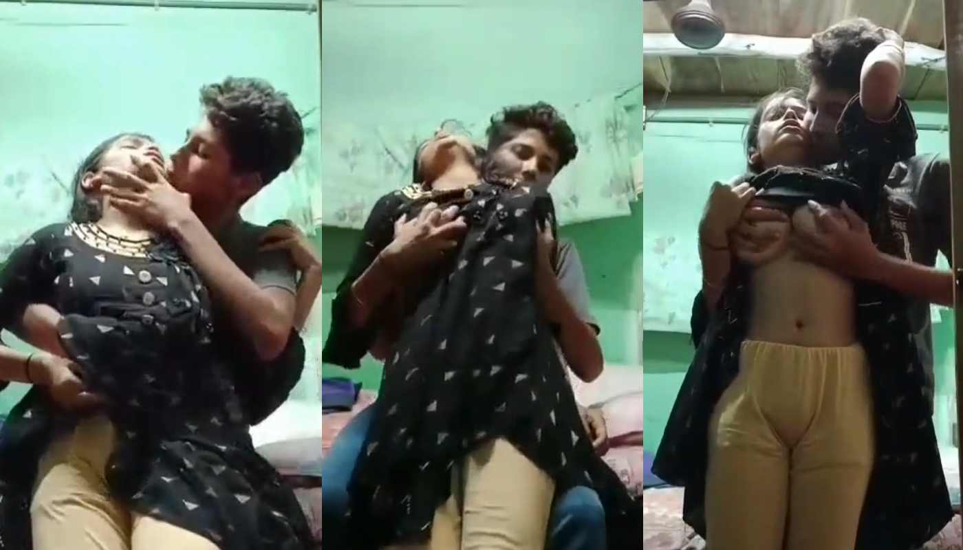 Young Desi Cousin Brother Sister Enjoying When Nobody at Home
