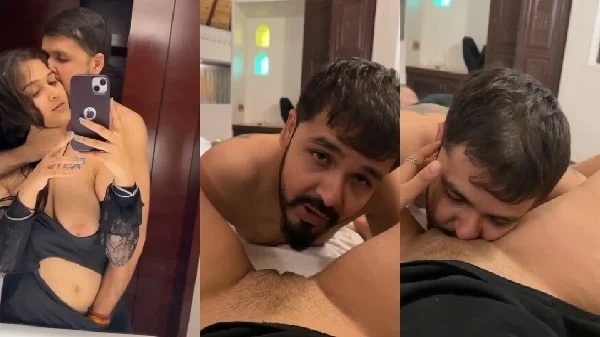 Indian horny lover s romance and pussy licking video