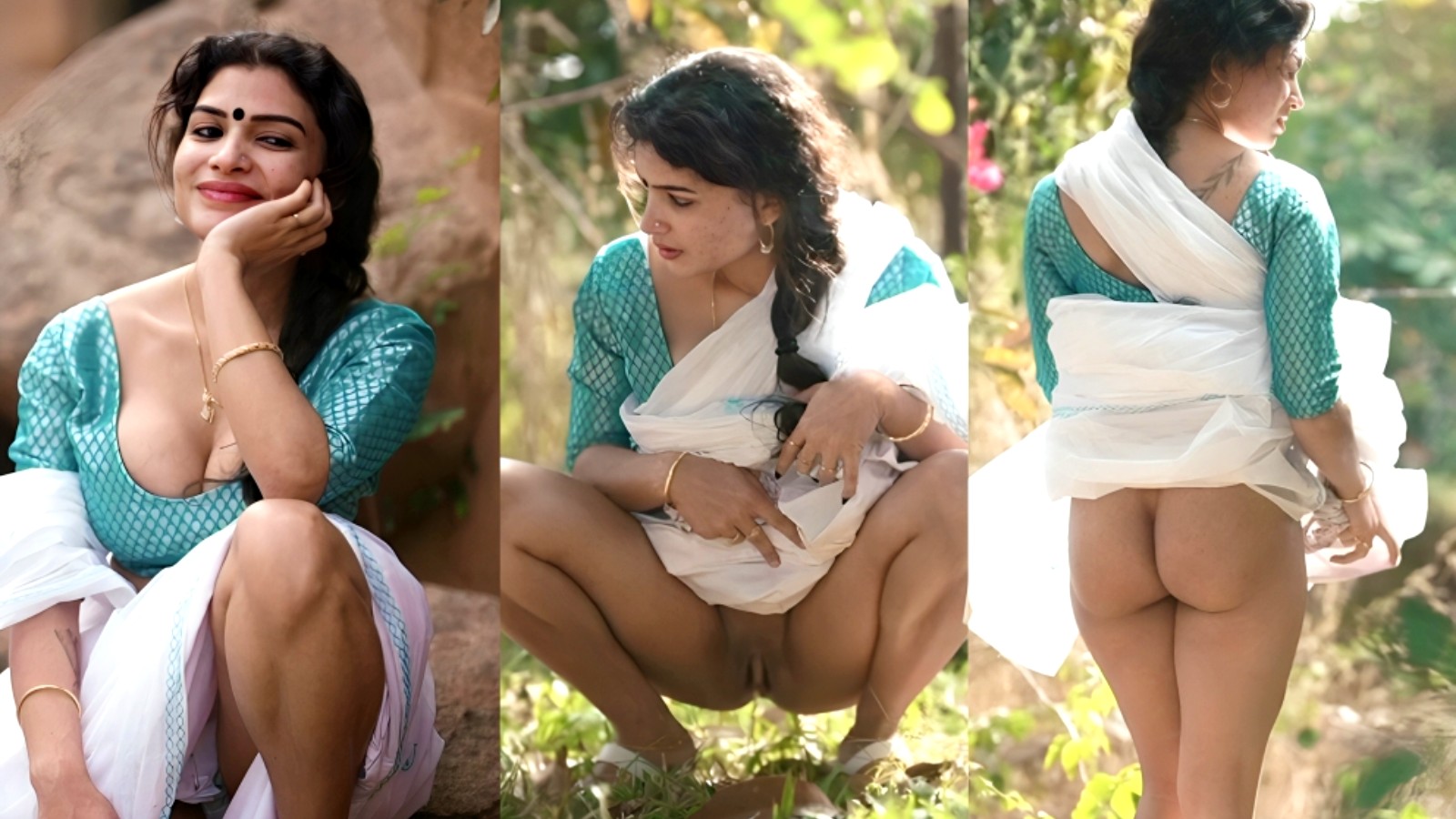 Resmi Nair Streaming in White Saree Full Video